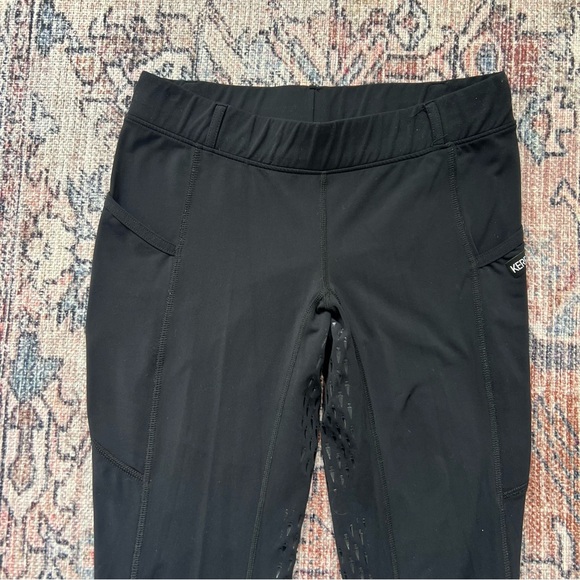 Kerrits Kids Coolcore Silicone Full Leg Riding Tech Tight Equestrian Pant Large - Picture 7 of 15